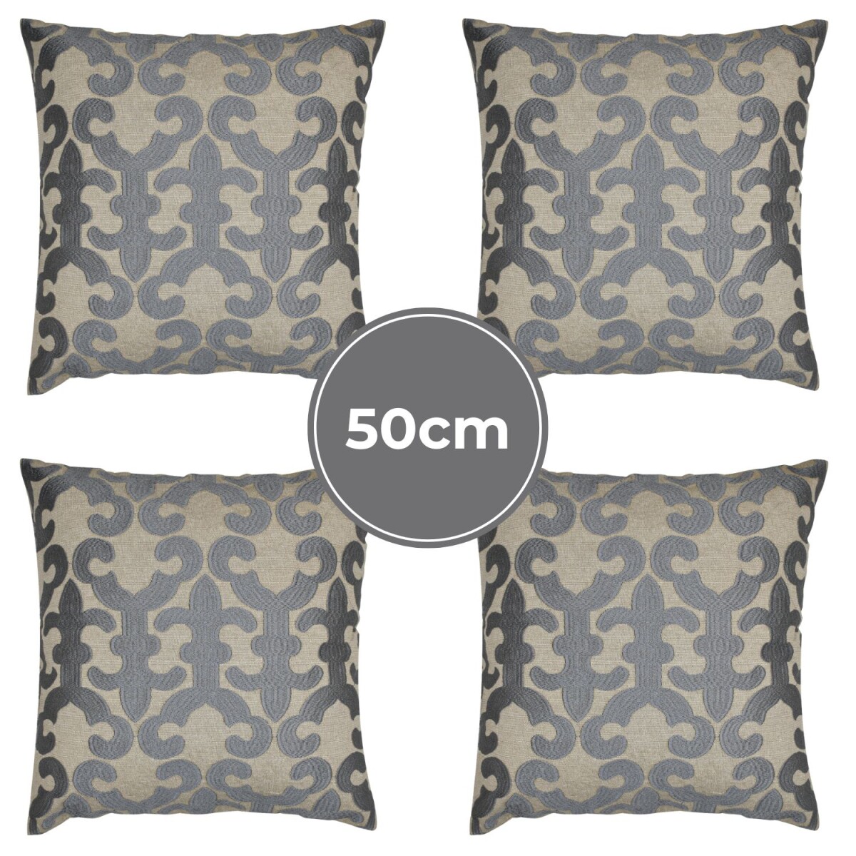 Lot de 4 housses de coussin faites main  box