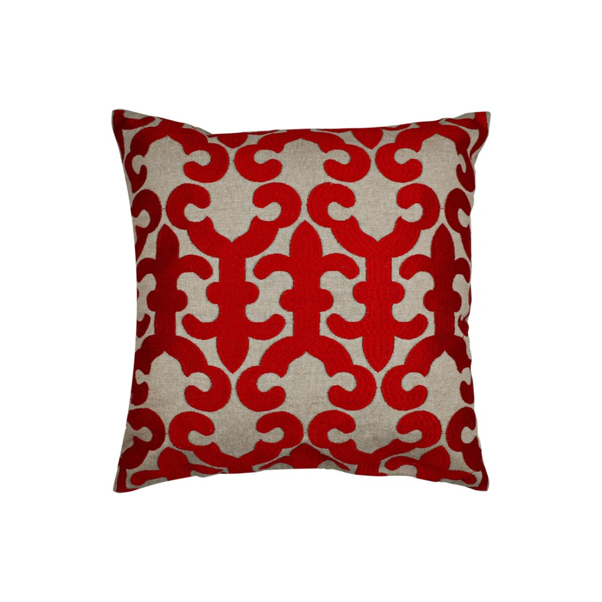 Housse de coussin faite main Kayon Rouge box