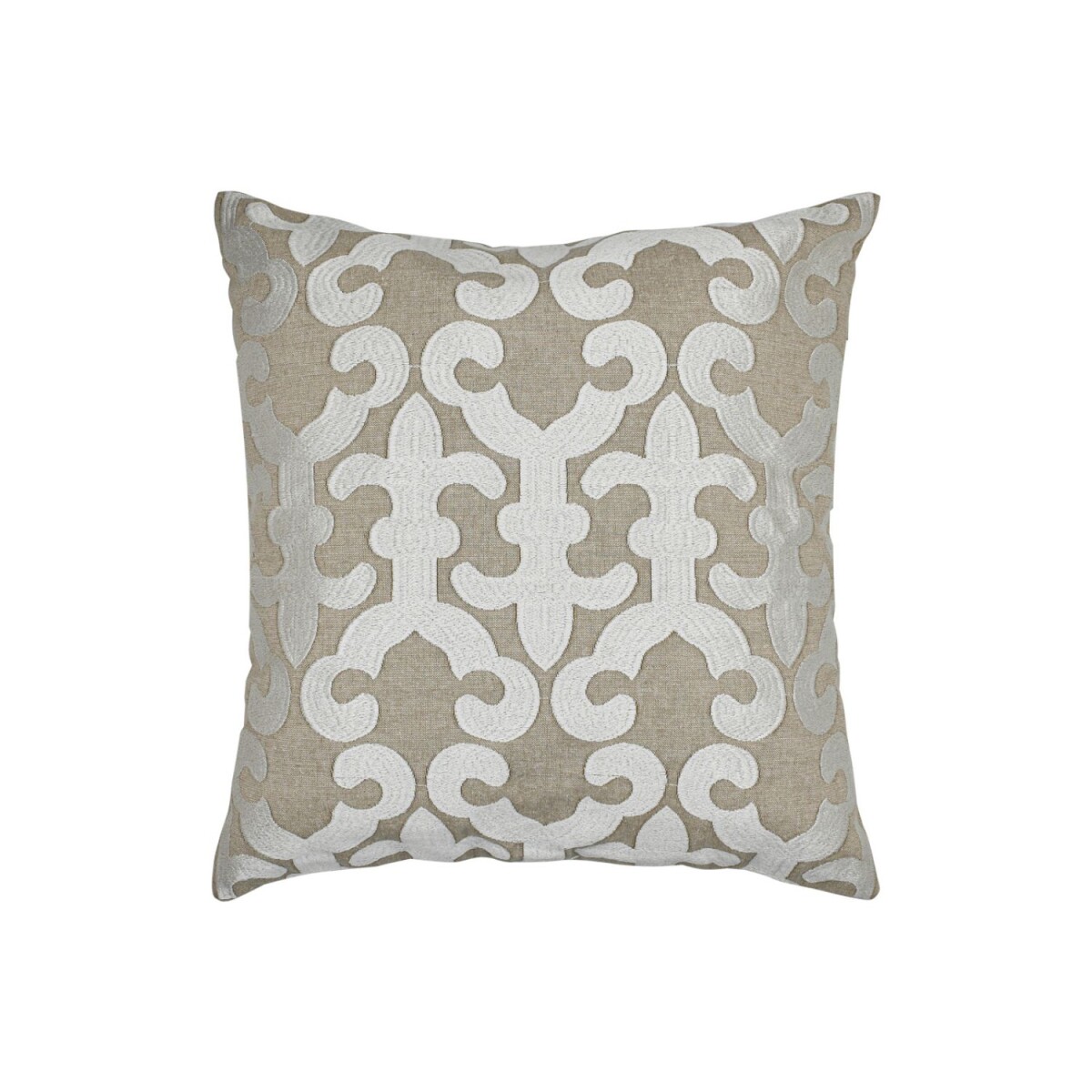 Handgefertigter Kissenbezug Kayon Weiss  box