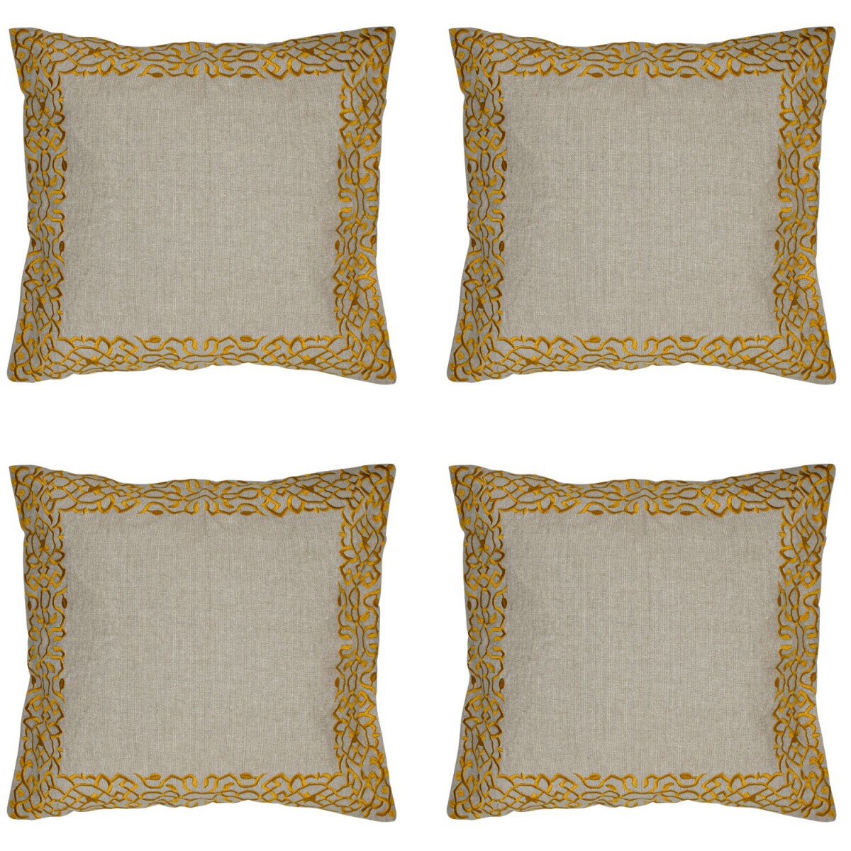 Lot de 4 housses de coussin faites main  box