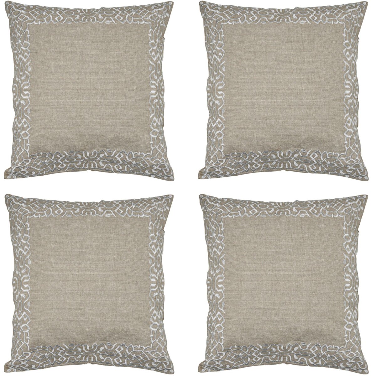 Lot de 4 housses de coussin faites main  box