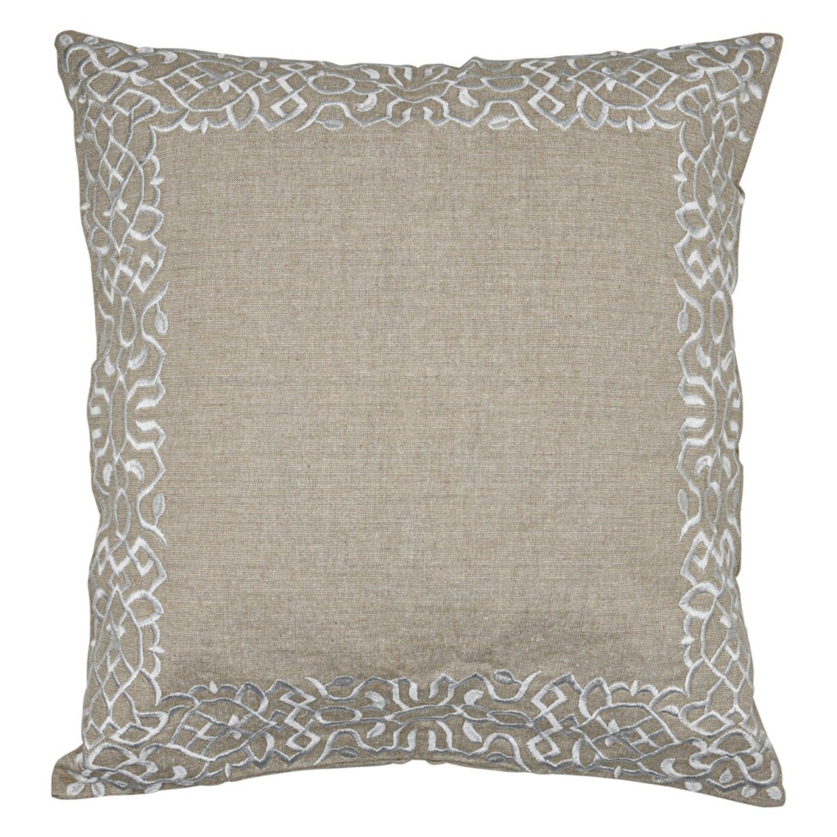 Housse de coussin faite main Frisia Blan box