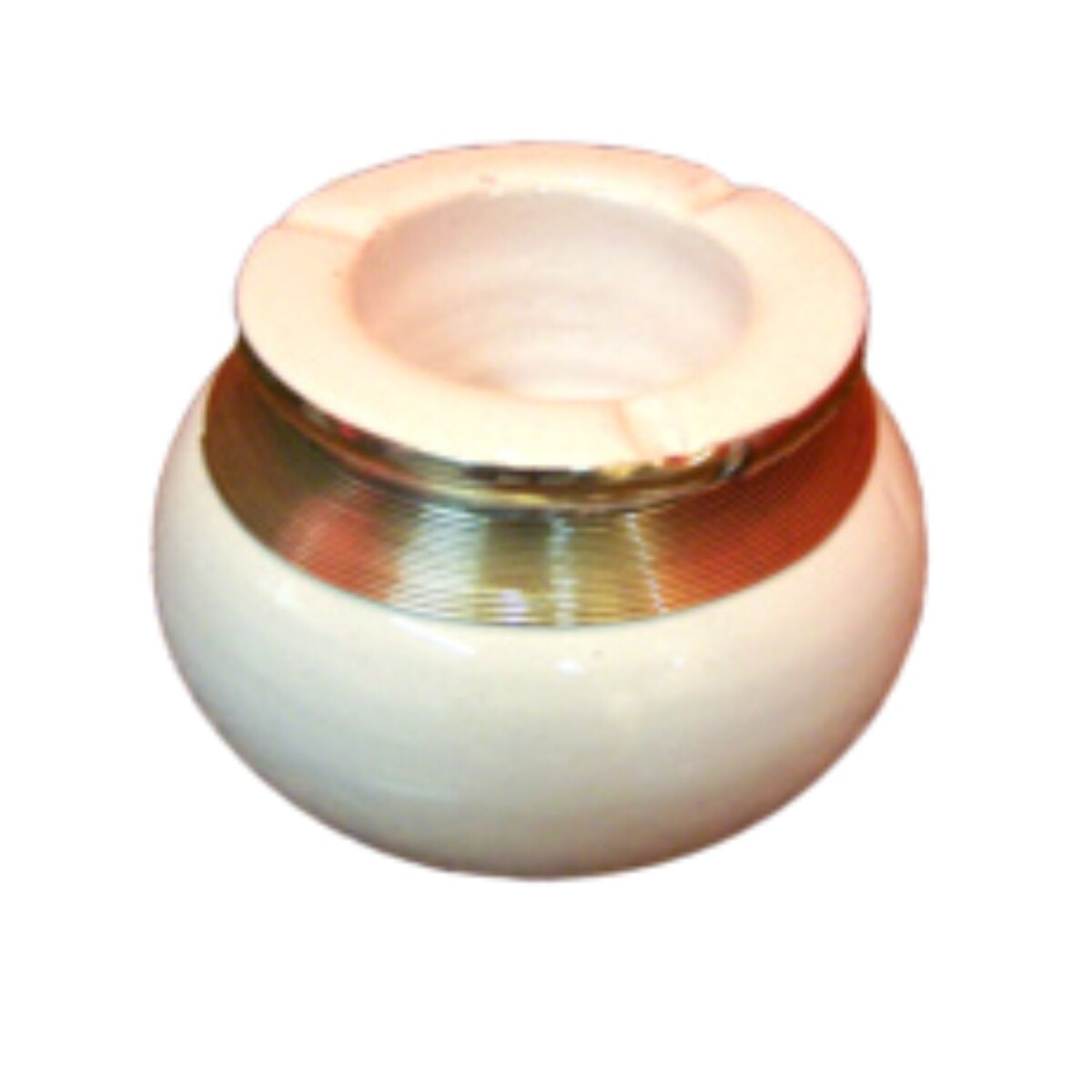 Marokkanischer Aschenbecher Cariba - Weiß