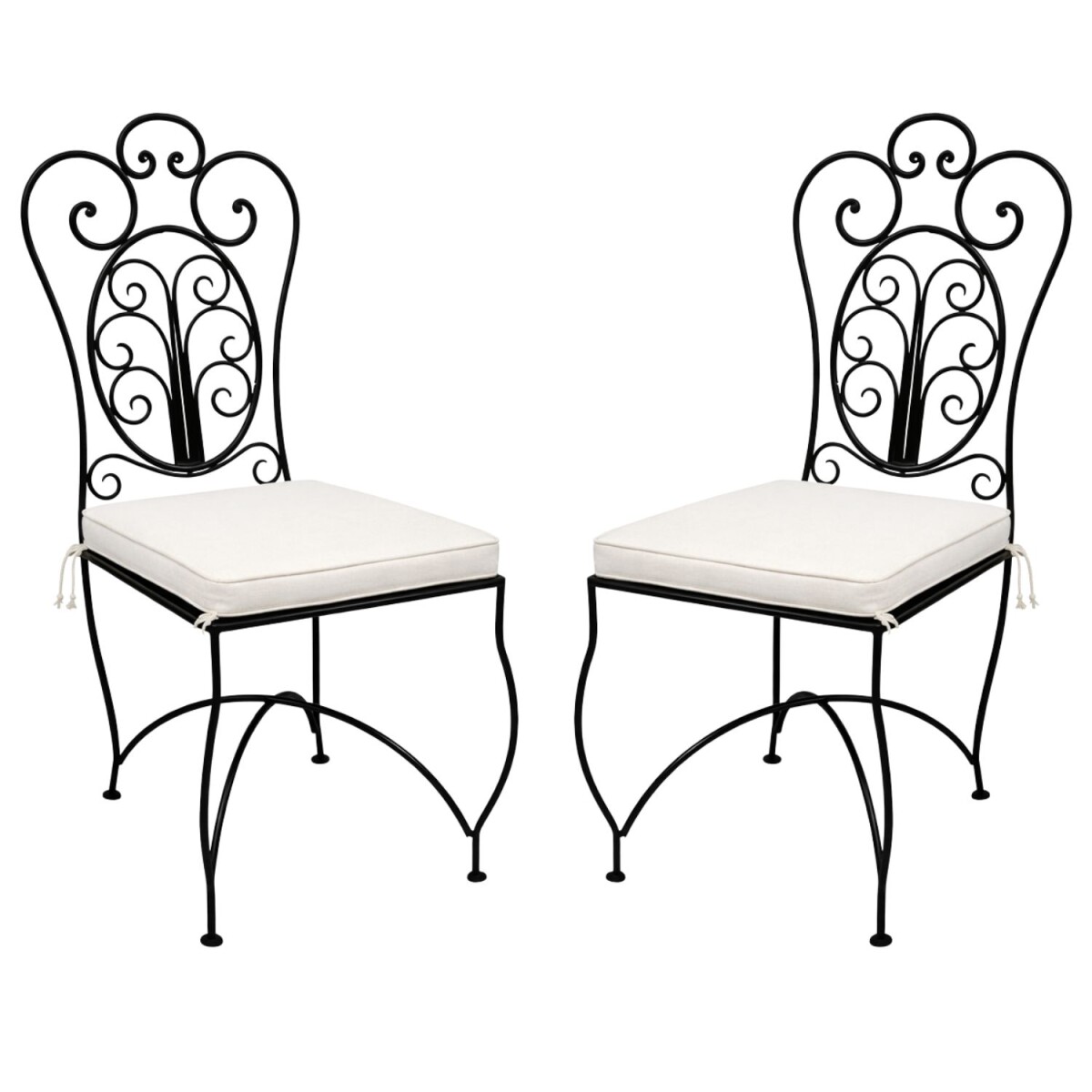 2er Set Eisenstuhl Stuhl Cordoba Handarbeit | Gartenstuhl Me