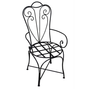 Chaise en fer forgé Marbella | Chaise de jardin de...