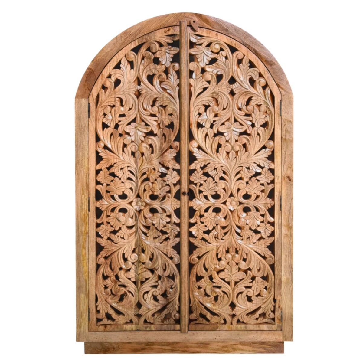 Highboard Menaka 180cm Massivholz handgeschnitzt Boho Schran