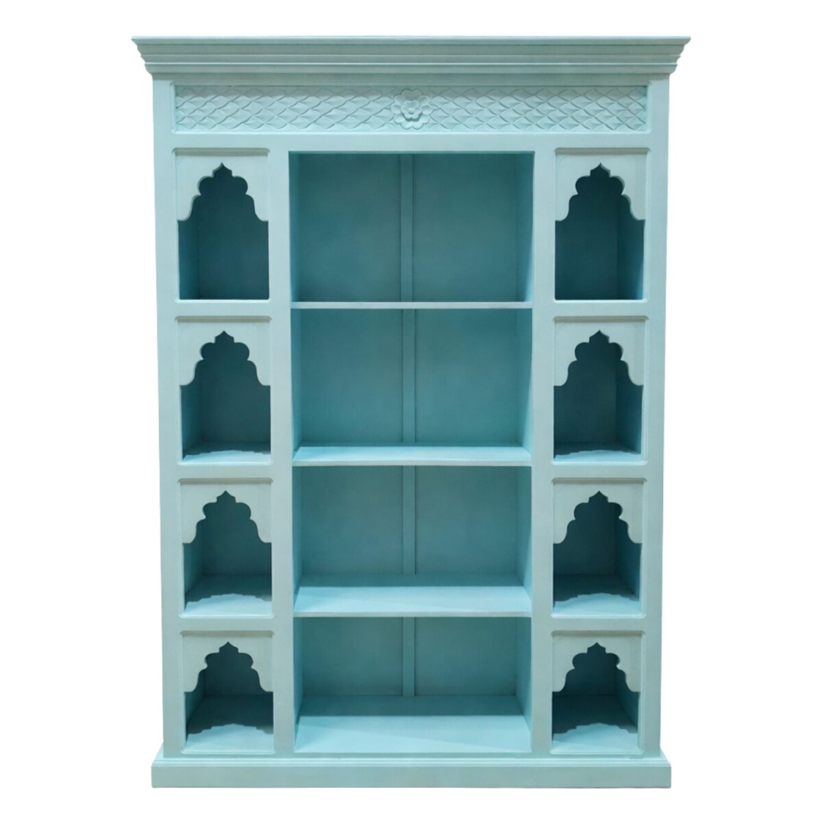 Bücherregal Navjit Massivholz orientalisch handgefertig