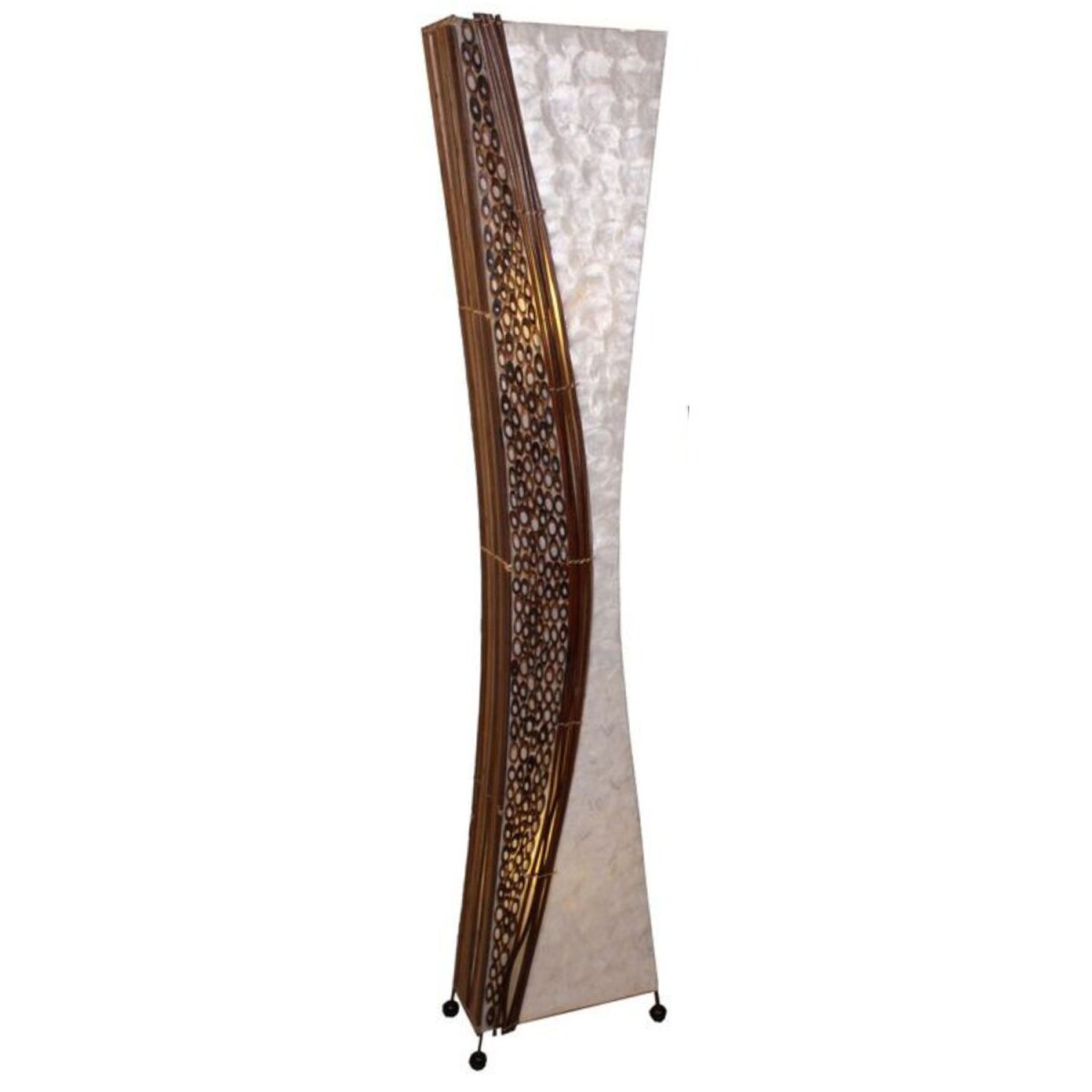 Lampadaire Wayan 150 cm en bambou et cap box