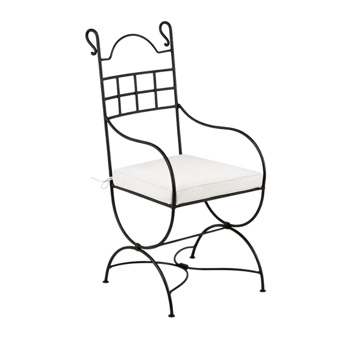 Eisenstuhl Stuhl Segovia XL handgeschmiedet | Gartenstuhl Me