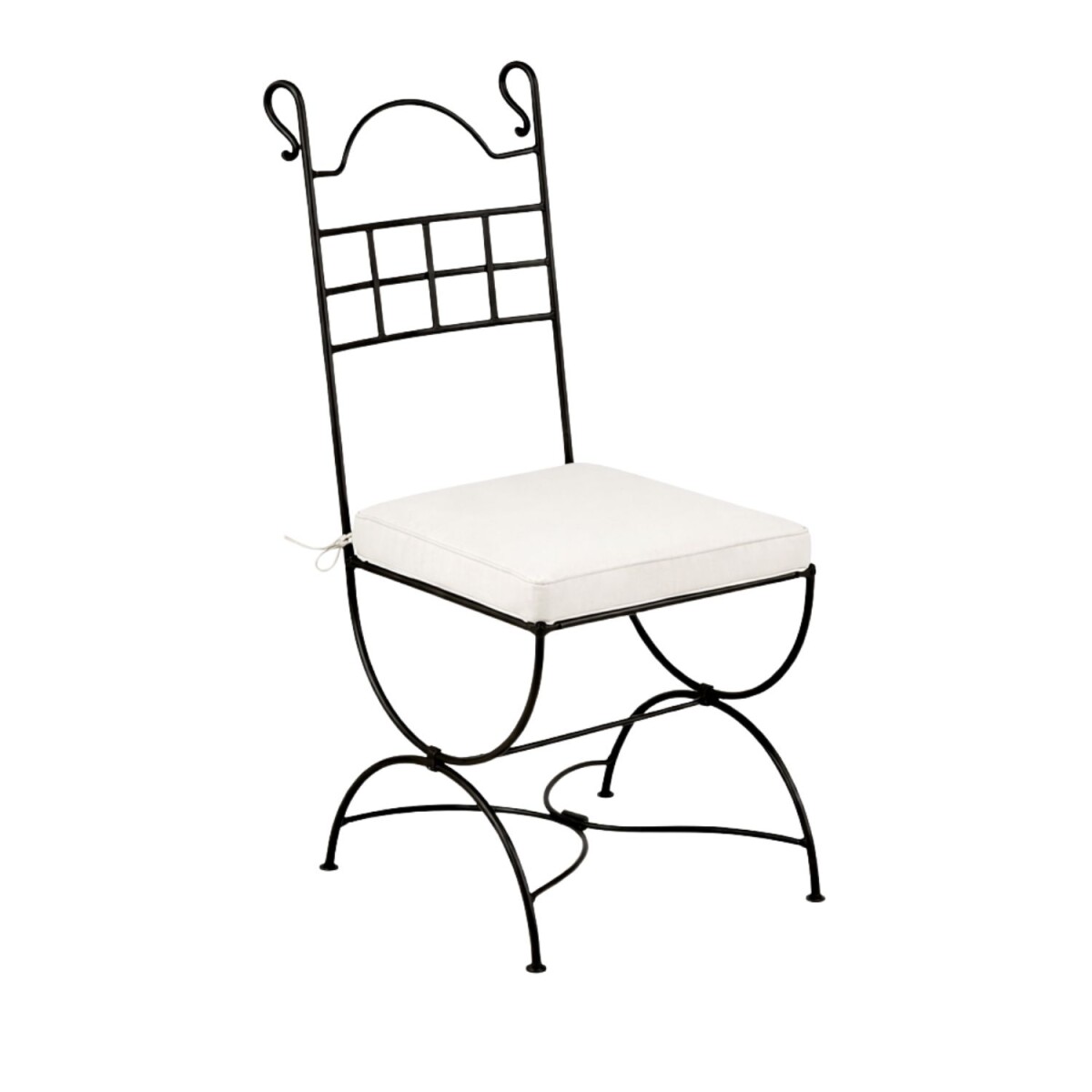 Eisenstuhl Stuhl Segovia handgeschmiedet | Gartenstuhl Medit