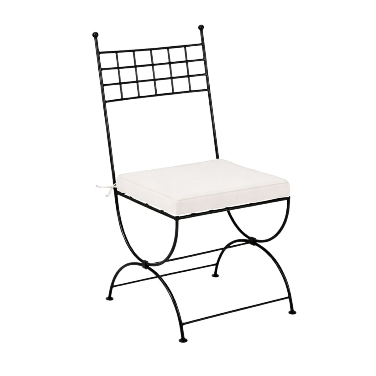 Eisenstuhl Stuhl Toledo handgeschmiedet | Gartenstuhl Medite