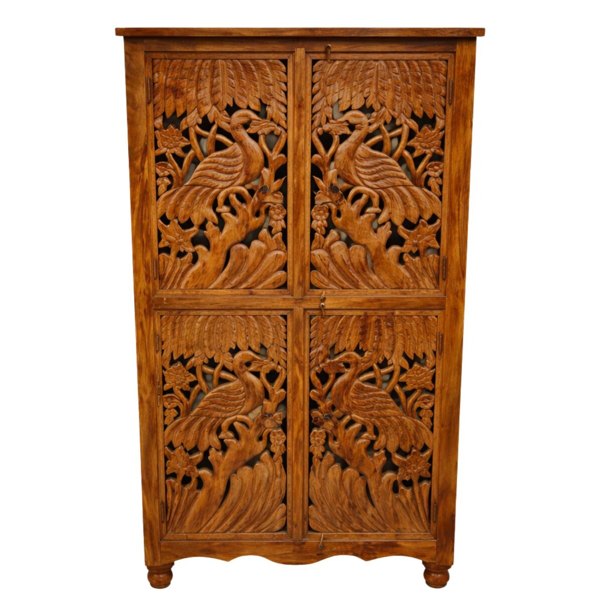 Highboard Ranjita 177cm Massivholz Vintage Boho Handarbeit