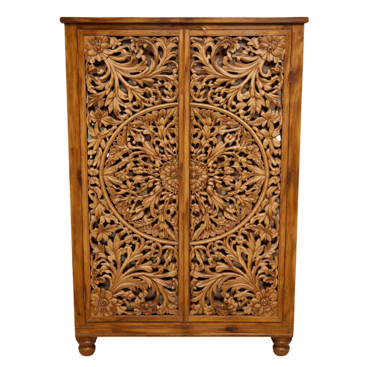 Highboard Rashmi 170cm Massivholz Vintag box