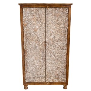 Buffet haut Rajah 170 cm en bois massif, style...