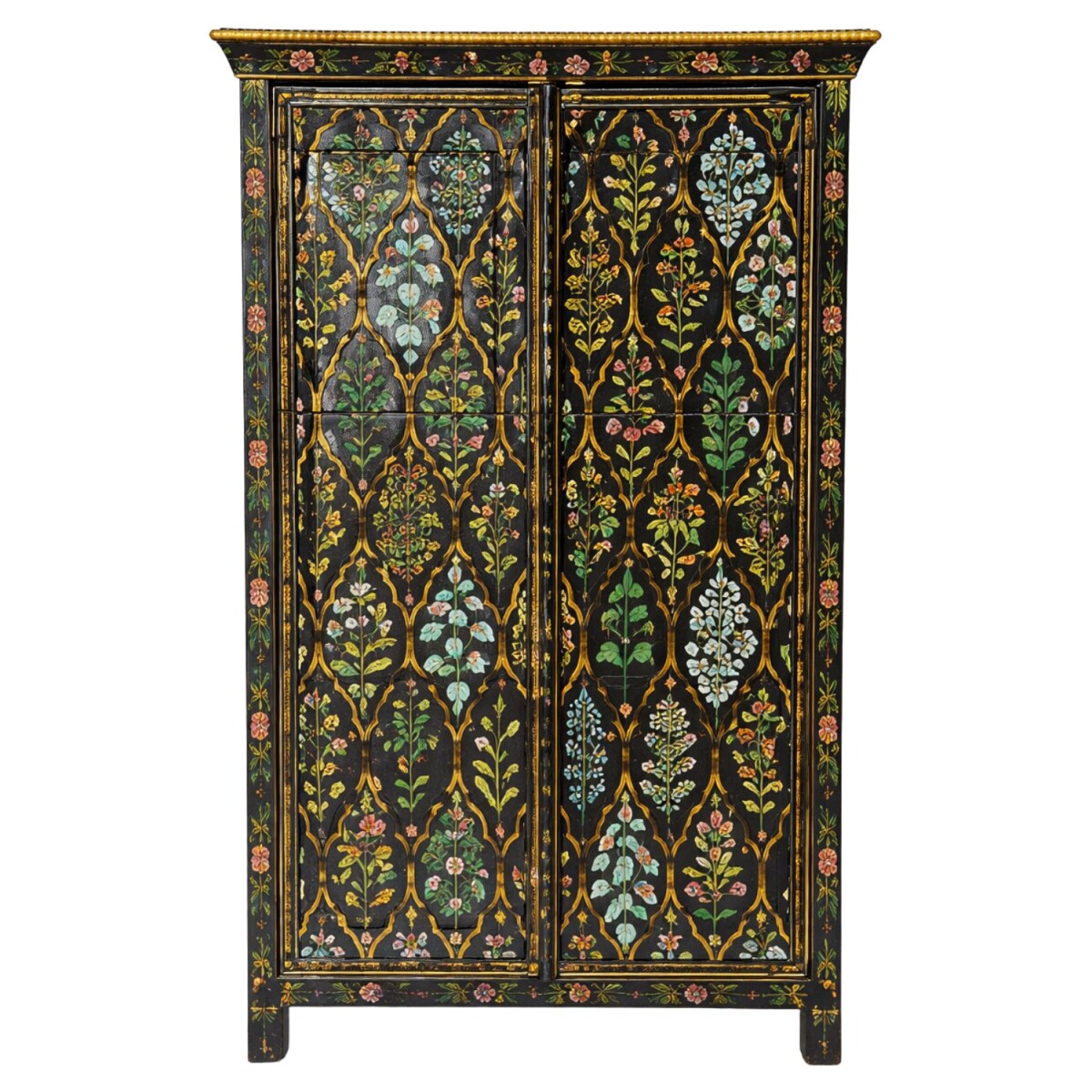 Highboard Reshma 150cm Massivholz Vintag box