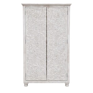 Buffet haut Ramzo en bois massif, fait main, style...