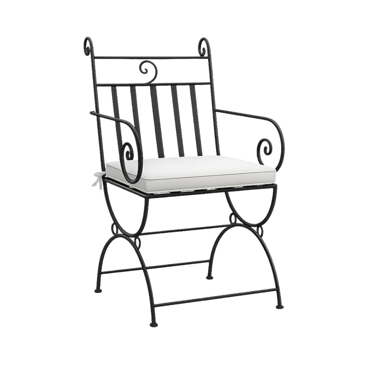 Eisenstuhl Stuhl Oviedo handgeschmiedet | Gartenstuhl Medite