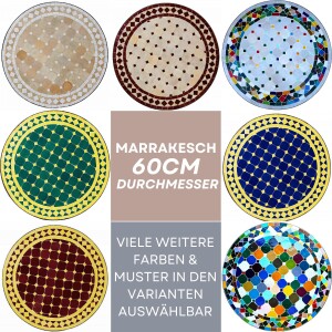 Table en mosaïque marocaine de Marrakech, Ø...