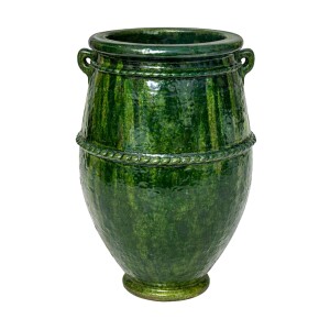 Cache-pot Vadella vert 80 cm en céramique de...