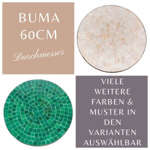 Table en mosaïque marocaine Buma Ø 60 cm |...