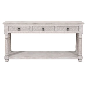 Buffet Rojana 150 cm en bois massif, style bohème...