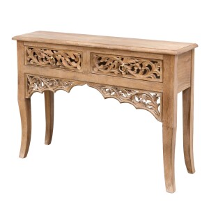 Buffet Thambi 100 cm en bois massif, style bohème...