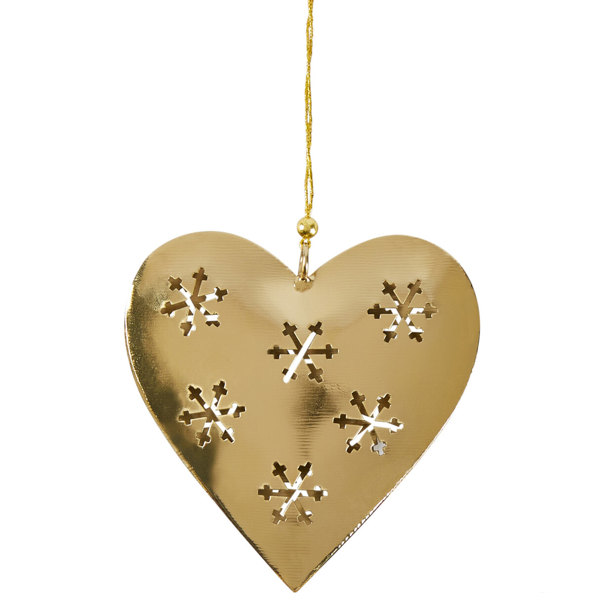 Weihnachtsanhänger Weihnachtsdeko Herz Gold