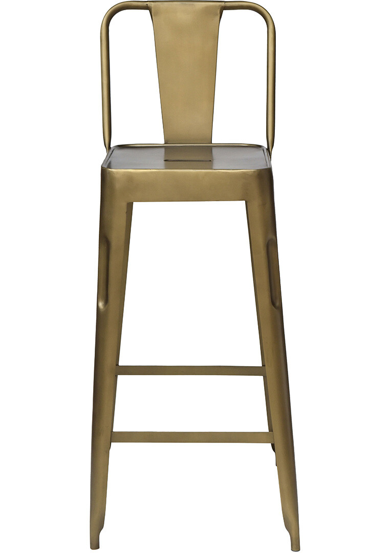 Tabouret de bar Copenhagen - Laiton anti box