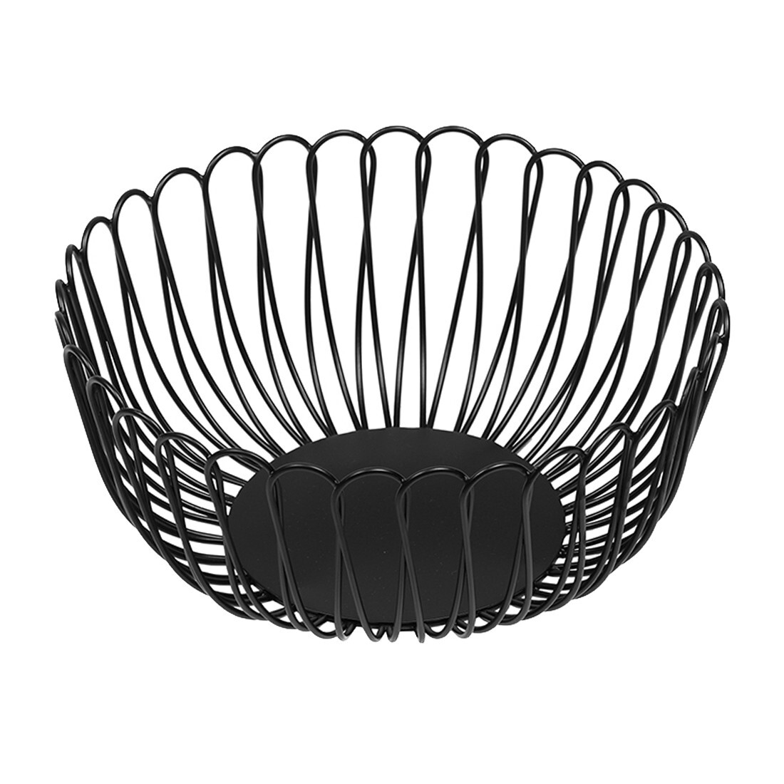 Skandinavisches Design Obstschale Obstkorb Aiske Schwarz