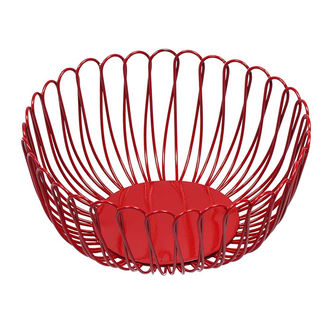 Skandinavisches Design Obstschale Obstkorb Aiske Rot