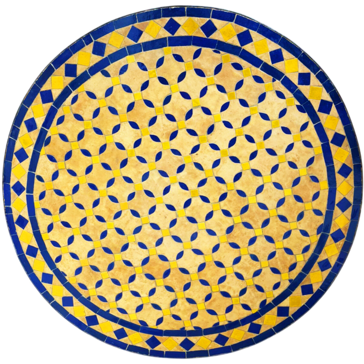 Table en mosaïque marocaine Giralda 80 cm | Fabriqu&eac