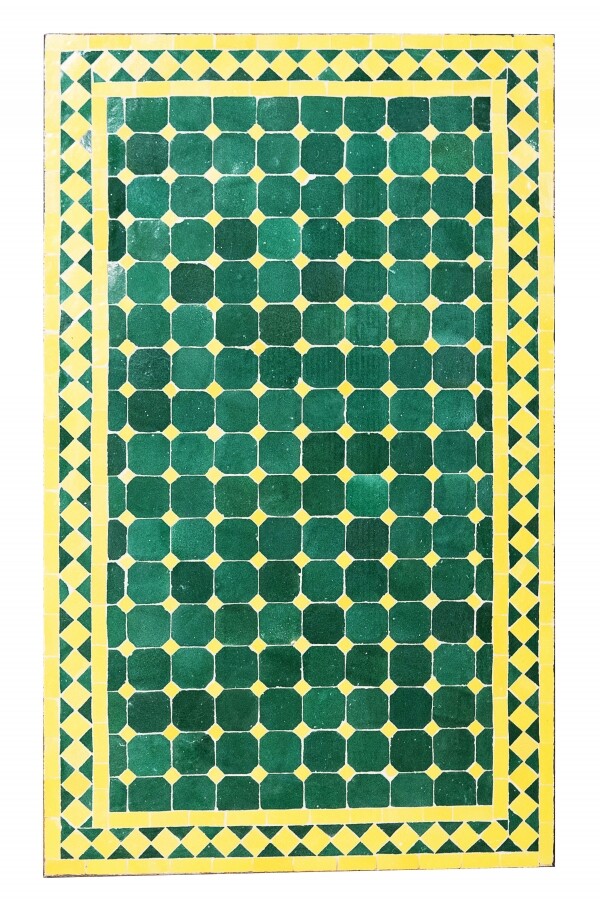 Table en mosaïque marocaine Marrakech 100 x 60 cm | Fab