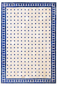 Table en mosaïque marocaine Marrakech 120 x 80 cm |...