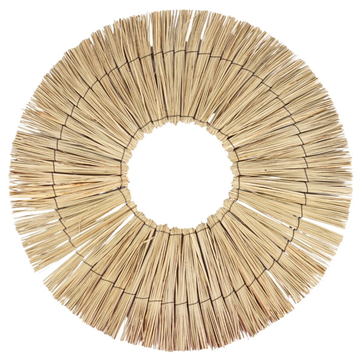 Wanddeko Boho Rattan rund | Natur Wandde box