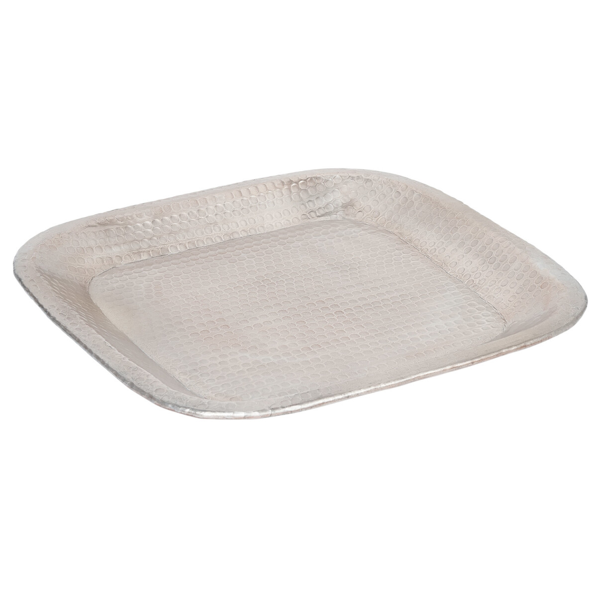 Skandinavisches Design Tablett Kerzentablett Hosna Silber 29