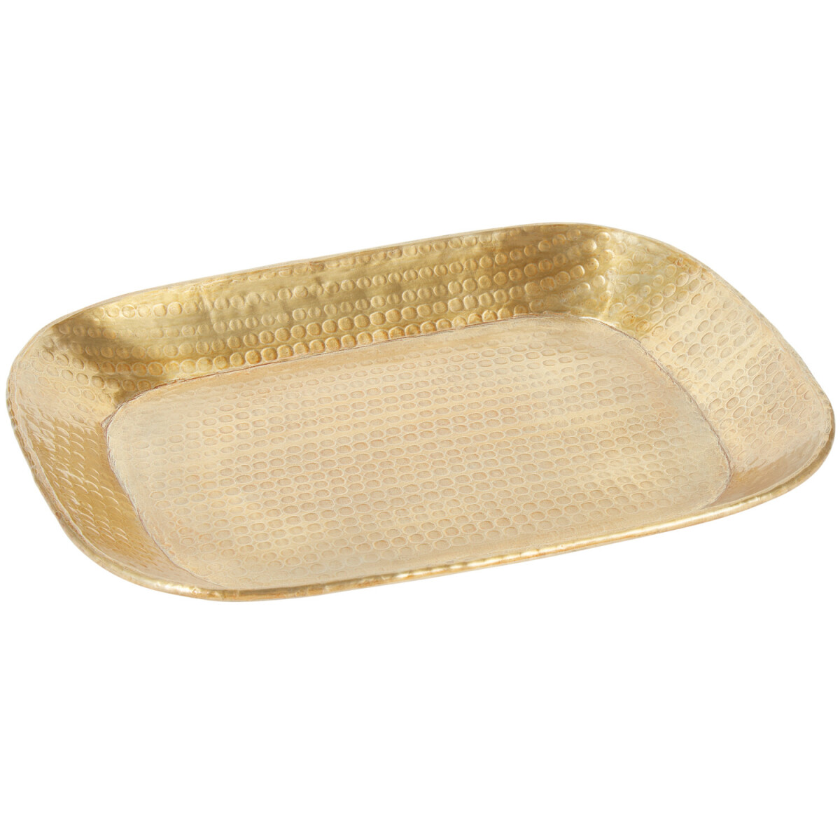 Tablett Kerzentablett Skandinavisch Lesha Gold 28cm Eckig