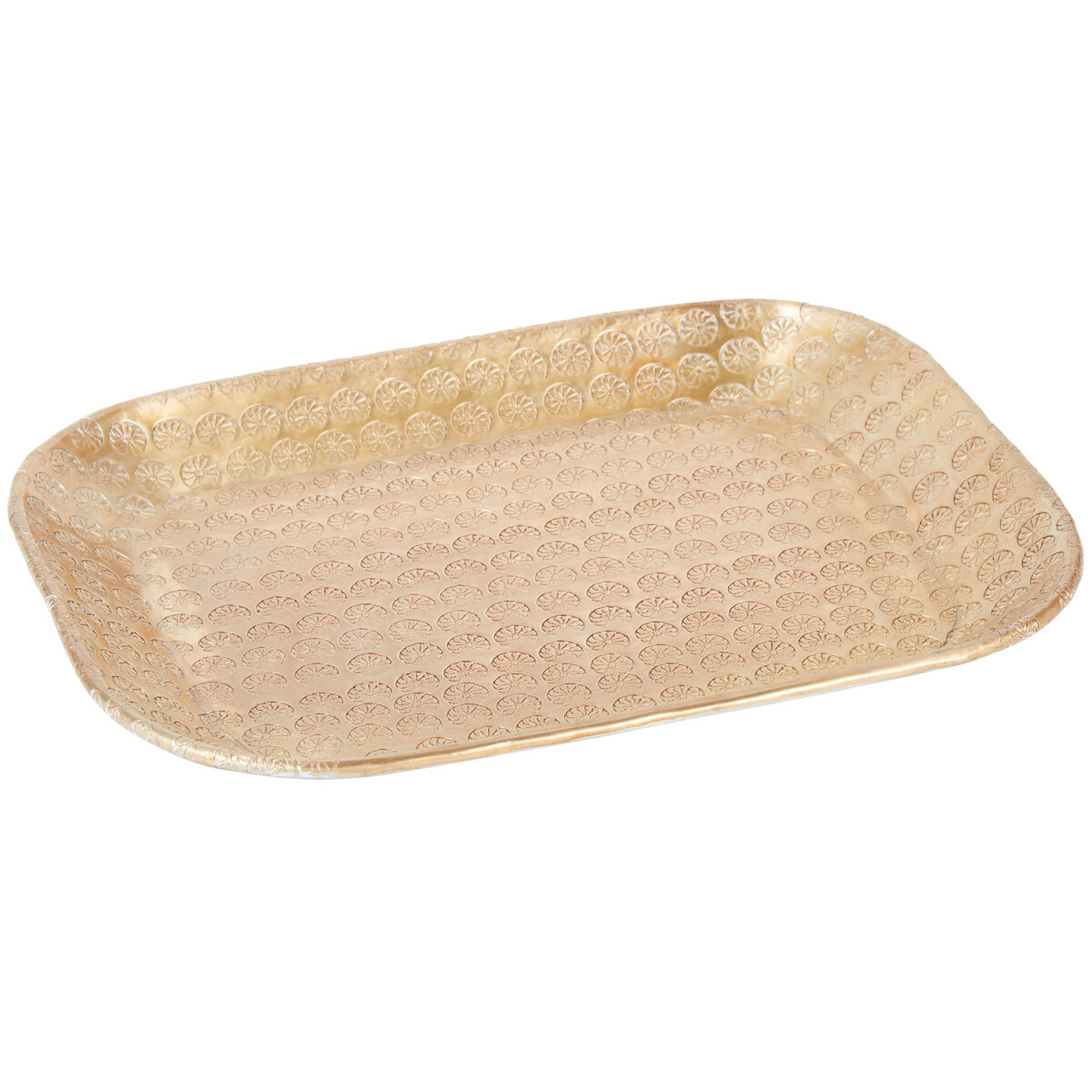 Tablett Kerzentablett Skandinavisch Janshir Gold 21cm Eckig