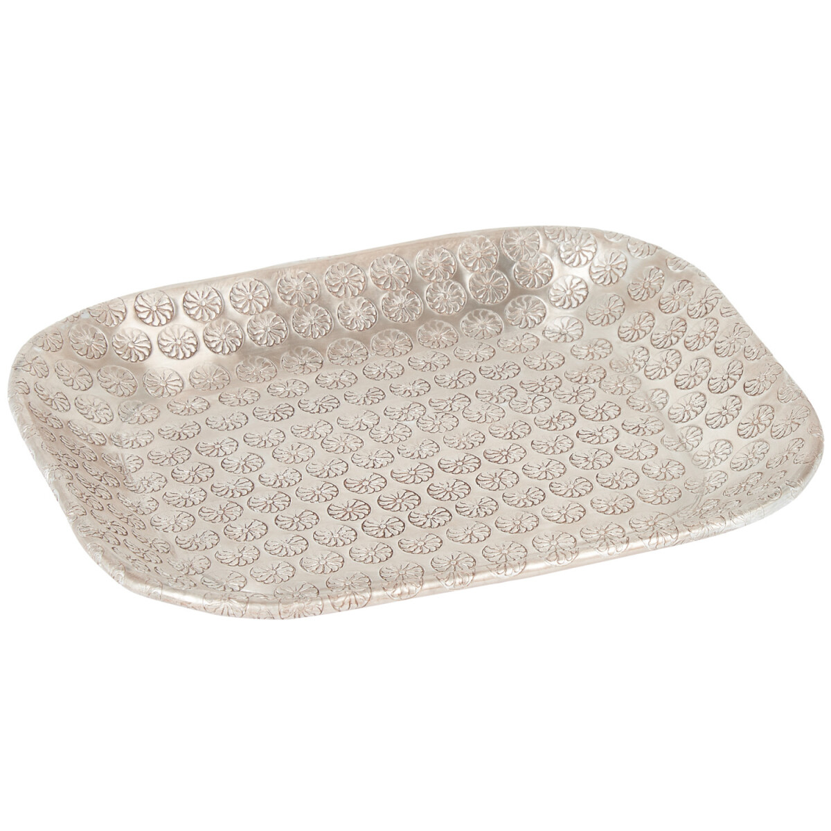 Tablett Kerzentablett Skandinavisch Janshir Silber 21cm Ecki