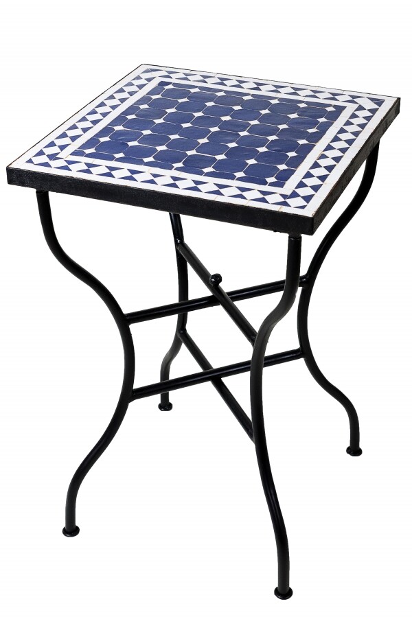 Marokkanischer Mosaiktisch Marrakesch Bl box