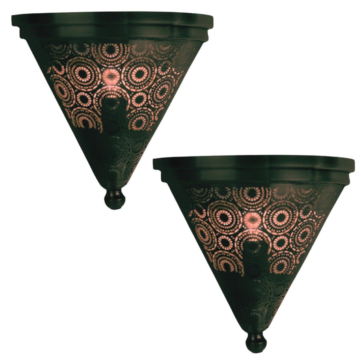 Lot de 2 appliques murales Firas H 31 cm | Style marocain, n