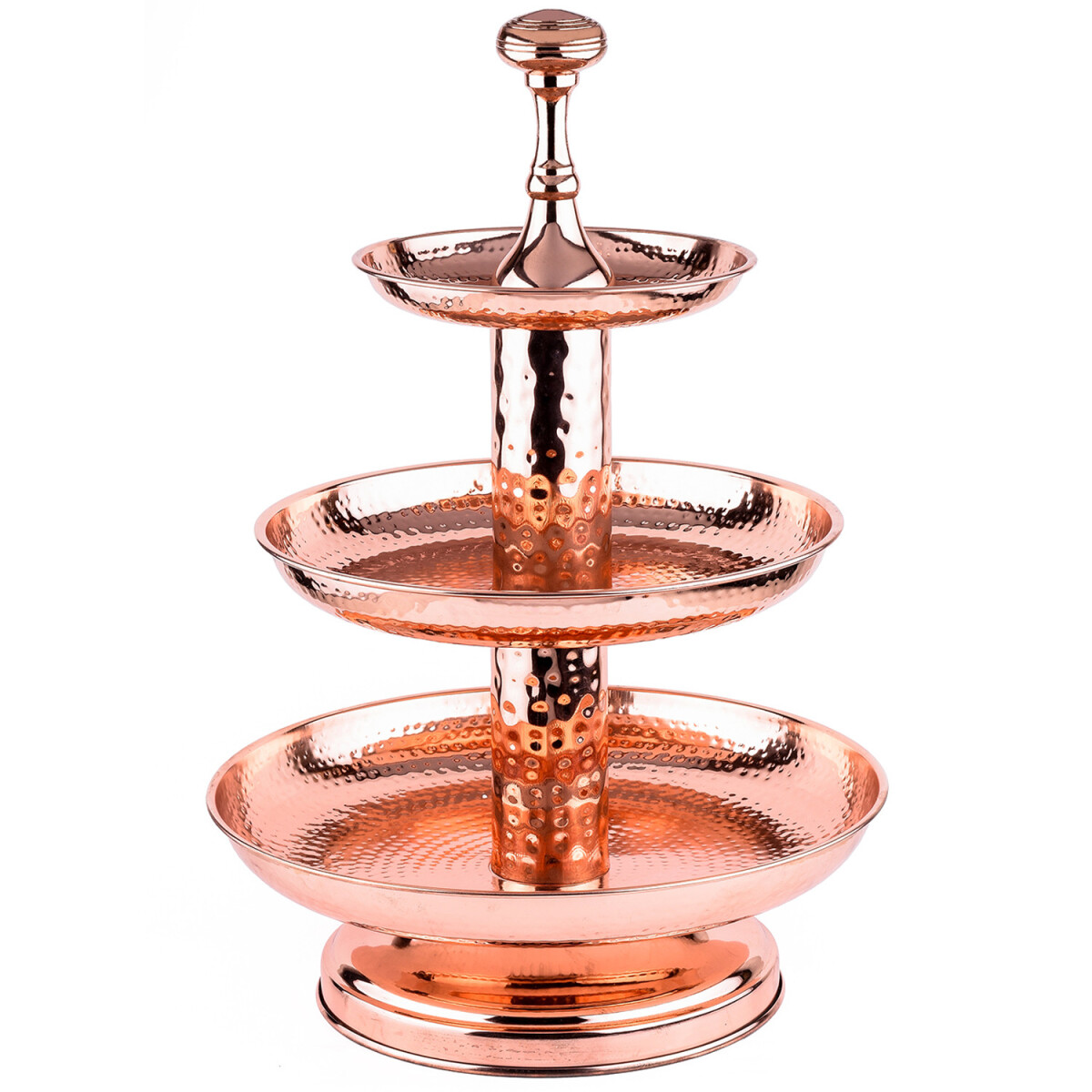 3 Etagen Edelstahl Etagere Cupcake Ständer Deko Rose Go