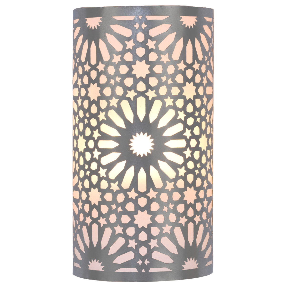 Applique murale marocaine Yazid, argent& box