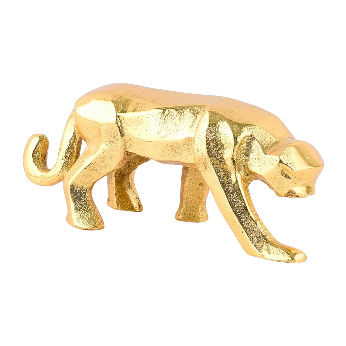 Tierfigur Figur als Tischdekoration Jaguar Gold