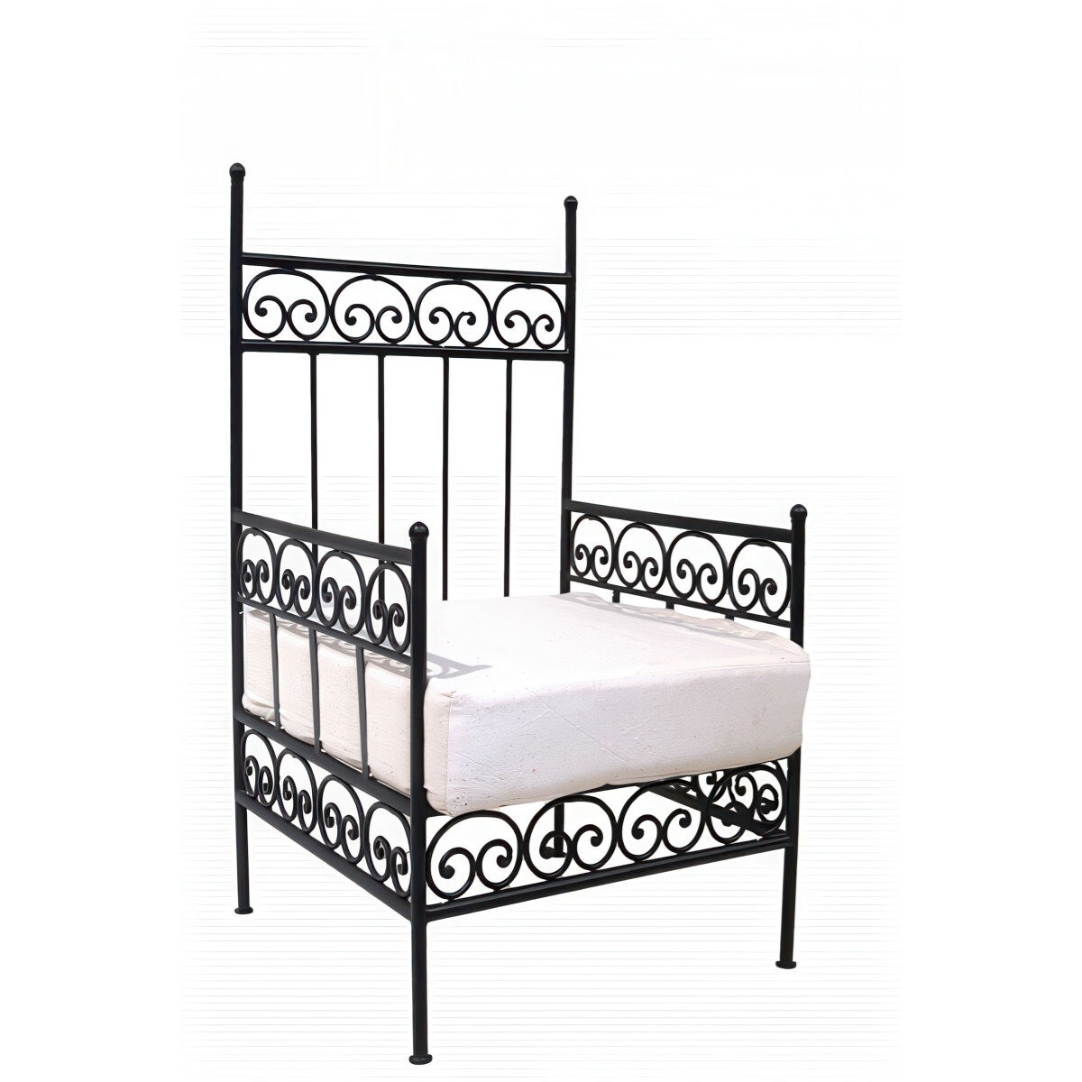 Eisensessel Bilbao Gartensessel 60x60cm  box