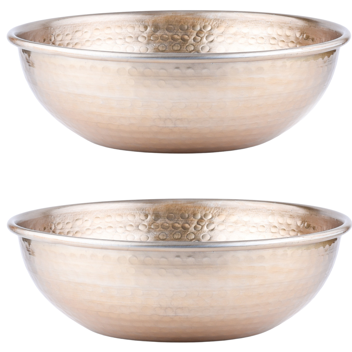 2er Vintage Servierschale Schale Engla Gold 27cm