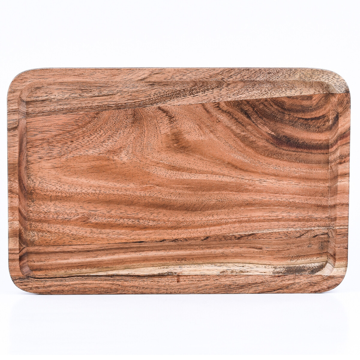 Akazienholz Serviertablett Servierbrett Anea 30x20cm