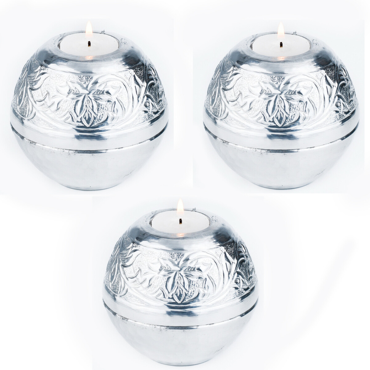 3er Set Orientalische Teelichthalter Kerzenhalter Dekoration