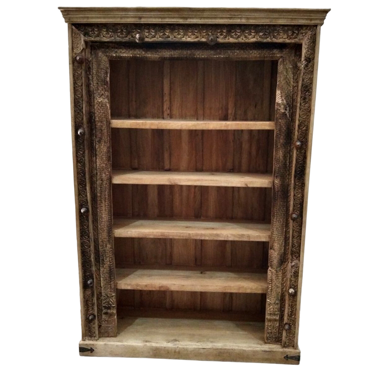 Vintage Regal Bücherregal Antik 210cm Muster -42-