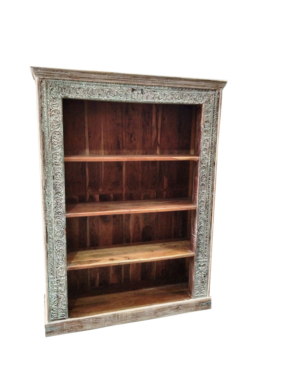 Vintage Regal Bücherregal Antik 210cm Muster -37-