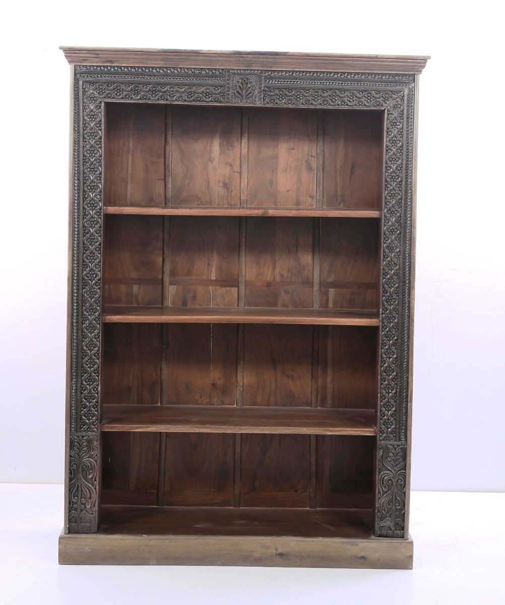 Vintage Regal Bücherregal Antik 210cm Muster -38-